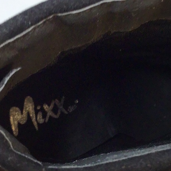 MIXX  JENNY BLACK SUEDE ANKLE SHOES SZ 10 - Picture 10 of 13